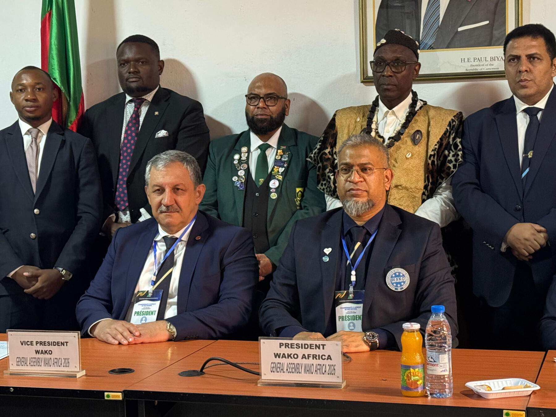 Delegates seated at the WAKO Africa General Assembly